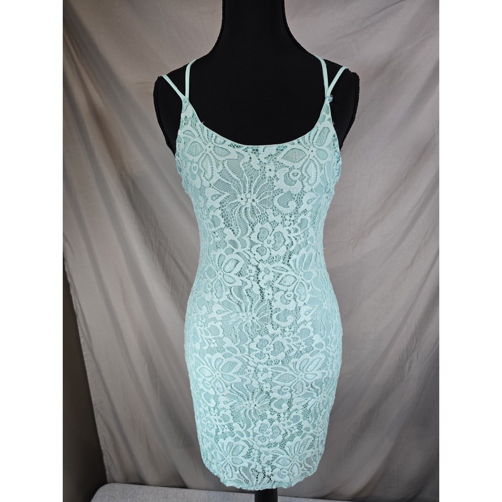 Charlotte Russe Mint Lace Midi Dress